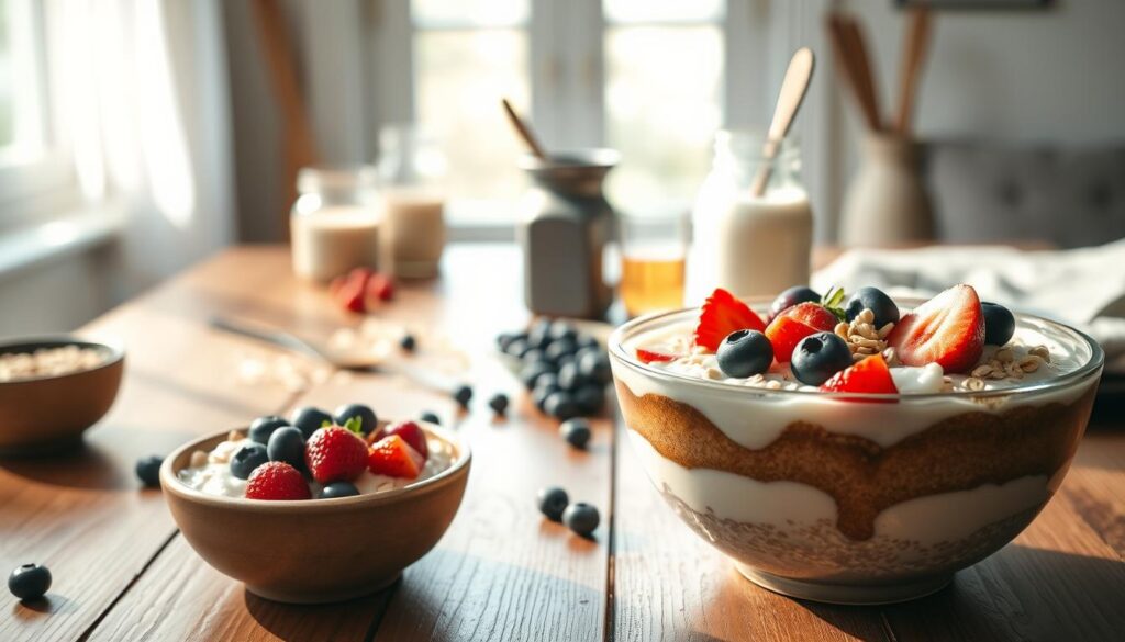 Overnight oats opskrift med havregryn og mælk