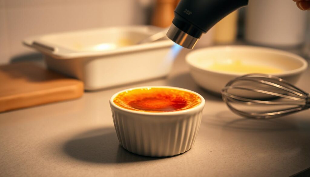 creme brulee brænde sukker med brænder