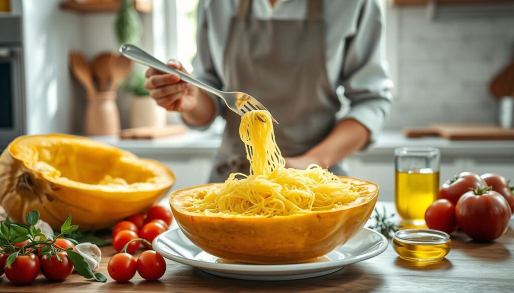 spaghetti squash opskrift
