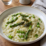 Cremet risotto med asparges og parmesan